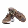Damskie buty sportowe 6098 piaskowe łączone