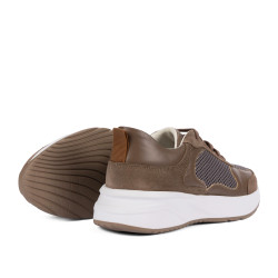 Damskie buty sportowe 6098 piaskowe łączone
