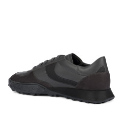 Męskie buty sportowe 9001 szare kombinowane