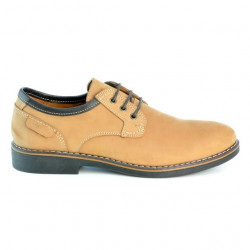 Męskie buty casual 856 bufo brązowe