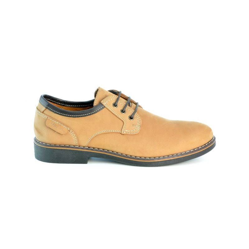 Męskie buty casual 856 bufo brązowe