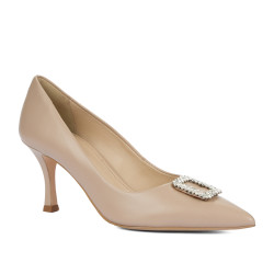 Eleganckie buty damskie 1318 beżowe