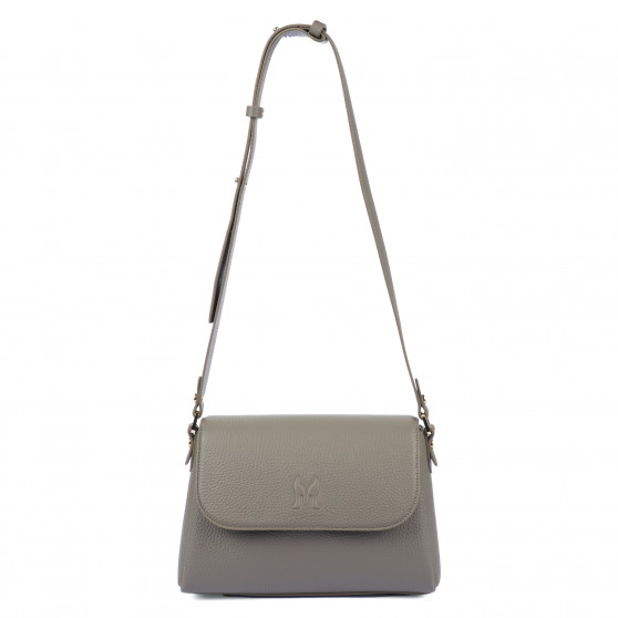 Damska torba na ramię 040g taupe