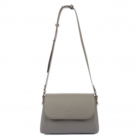Damska torba na ramię 040g taupe