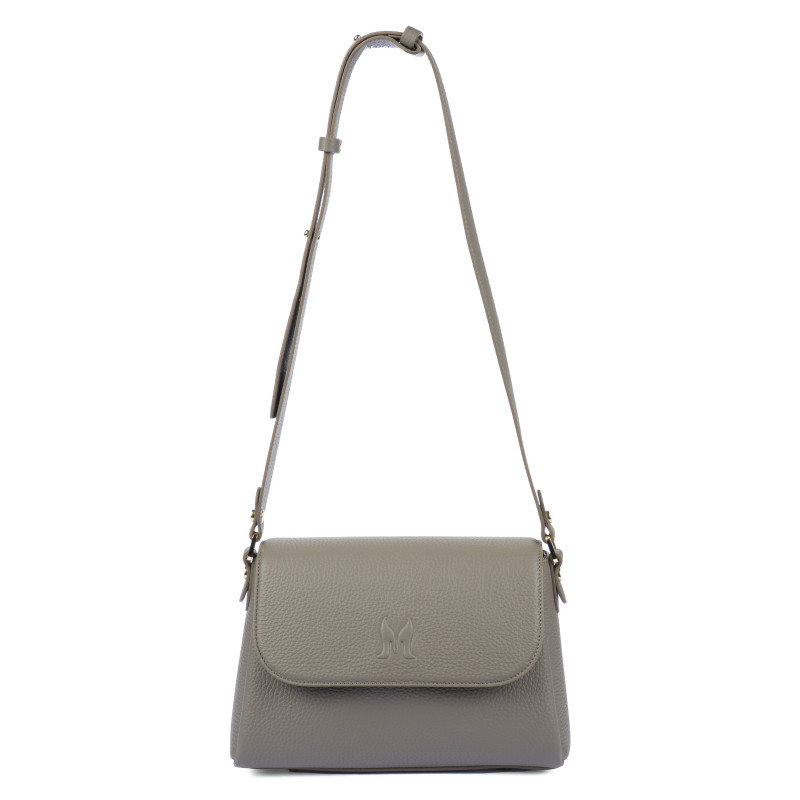 Damska torba na ramię 040g taupe