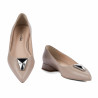 Damskie baleriny 1360 piaskowe