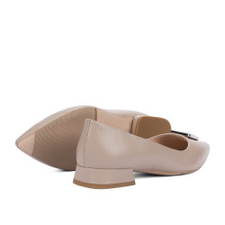 Damskie baleriny 1360 piaskowe
