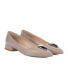 Damskie baleriny 1360 piaskowe