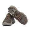 Buty sportowe damskie 6102 piaskowy welur kombinowany 01