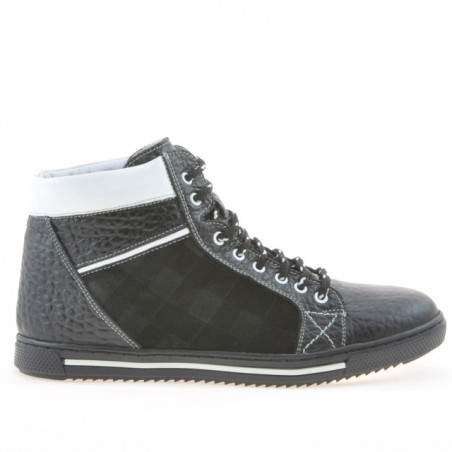 Buty męskie 467 czarne+białe