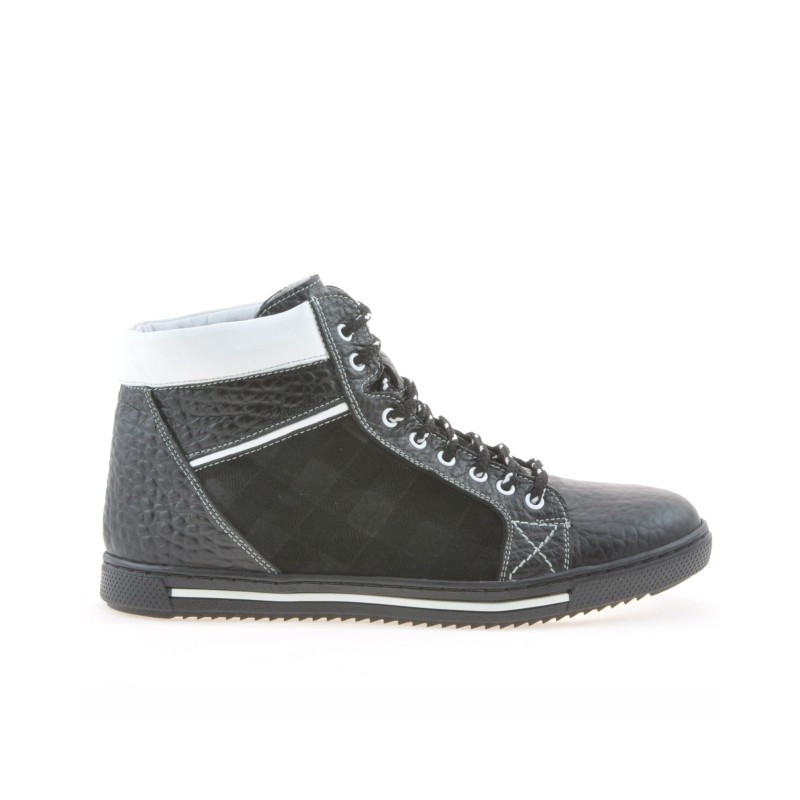 Buty męskie 467 czarne+białe