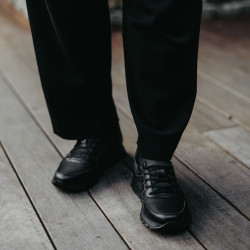 Casualne/sportowe buty męskie 997 czarne kombinowane lifestyle