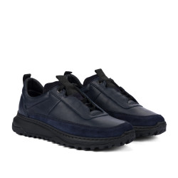 Casual/sportowe buty męskie 999 indigo połączone