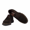 Buty casual męskie 989 café welur