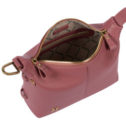 Damska torebka do ręki 037-1g framboise