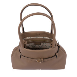 Damska torba na ramię 053g cappuccino