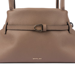 Damska torba na ramię 053g cappuccino