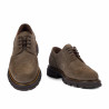Buty casual męskie 989 piasek welur