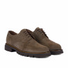 Buty casual męskie 989 piasek welur