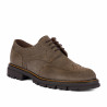 Buty casual męskie 989 piasek welur