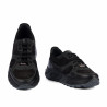 Casualne/sportowe buty męskie 996 czarny welur kombinowany