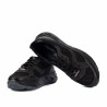Casualne/sportowe buty męskie 996 czarny welur kombinowany
