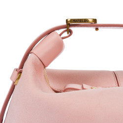 Damska torebka 037g camoscio baby pink