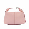 Torebka damska do ręki 037-1g 01 zamsz baby pink