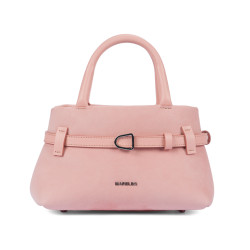 Damska torebka do ręki 056g 01 camoscio baby pink