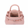 Damska torebka do ręki 056g 01 camoscio baby pink