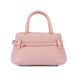 Damska torebka do ręki 056g 01 camoscio baby pink