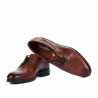 Eleganckie buty męskie 933 koniak