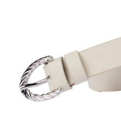 Damski pasek 39-1m beżowy