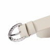 Damski pasek 39-1m beżowy