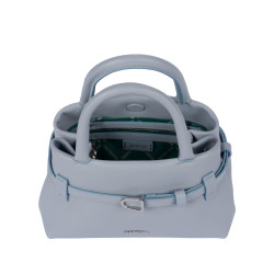Damska torba do ręki 056g 01 niebieska