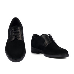 Męskie buty casual 9006 czarny welur