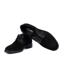 Męskie buty casual 9006 czarny welur