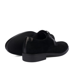 Męskie buty casual 9006 czarny welur