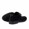 Męskie buty casual 9006 czarny welur