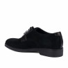 Męskie buty casual 9006 czarny welur