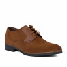 Casualowe buty męskie 9006 camel zamsz
