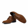 Casualowe buty męskie 9006 camel zamsz