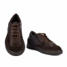 Buty casual/sport męskie 998 czekoladowe połączone
