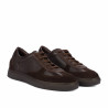 Buty casual/sport męskie 998 czekoladowe połączone