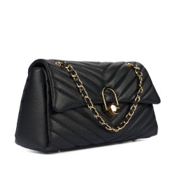 Damska torba na ramię 052g czarna