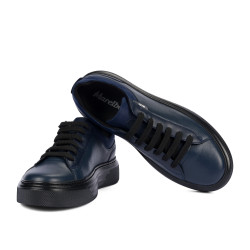 Buty sportowe męskie 9003 indigo kombinowany