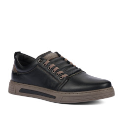 Casualowe buty męskie 982 czarny kombinowany-k