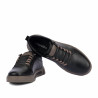 Casualowe buty męskie 982 czarny kombinowany-k