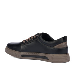 Casualowe buty męskie 982 czarny kombinowany-k