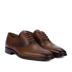 Eleganckie buty męskie 9007 a brązowe